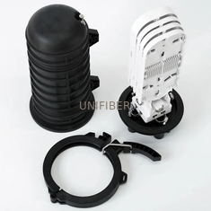 144 Cores Dome Joint Closure 4 Cable Ports IP68 Wall Pole Mount