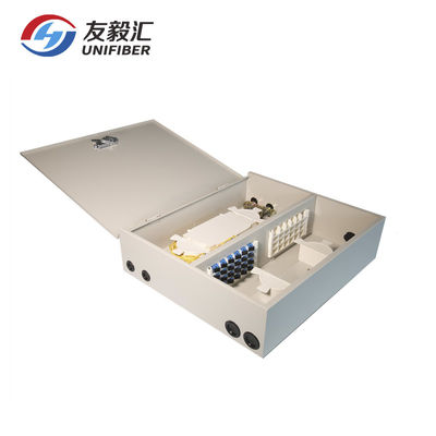 SC/LC/FC  IP65 FTTH Wall Mount Distribution Box 24/48 Port