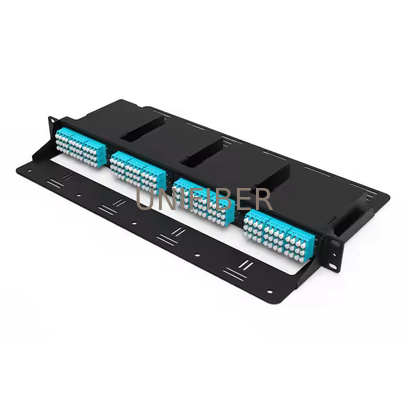 FHD Alta densità 1U 144 Fibra Rack Mount Confinamento 4 x FHD Cassette o pannelli