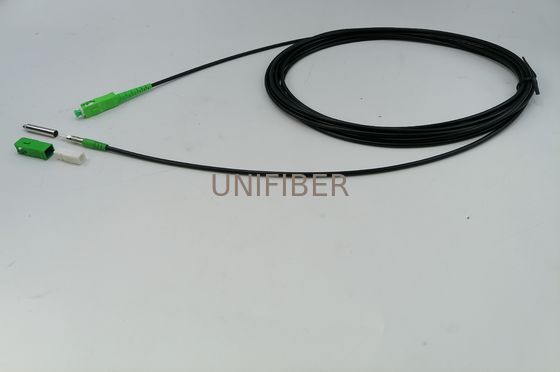 FTTH MTC SC APC Pre-connettore Fast Shield Pullable/Pushable Fiber Patch Cable